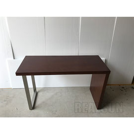 주문 나무 베너 가정용 컴퓨터 책상, 호텔이 유리 상단과 책상 테이블을 작성합니다 온라인 제조