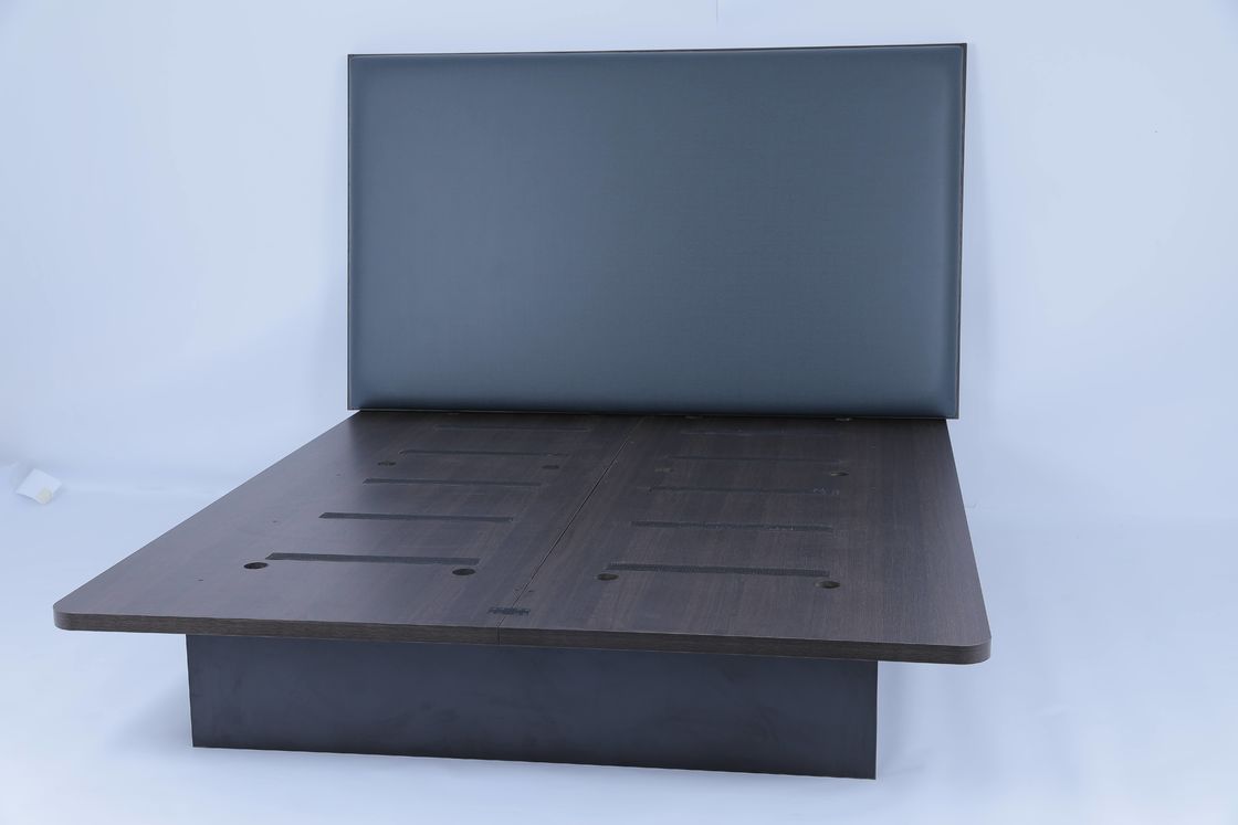 Modern Bed With Vinyl Headboard Hotel Home Bedroom Furniture Sets