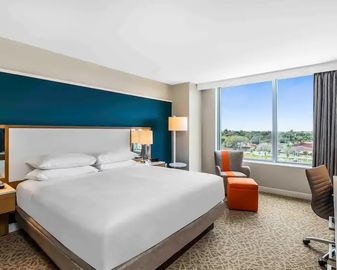 좋은 가격 Hilton 상표 오크재 고급 호텔 침실 가구 현대 디자인 온라인으로