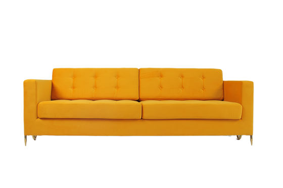 좋은 가격 Modern Living Room Velvet Fabric Sofa Couch 2240x960x820mm 온라인으로