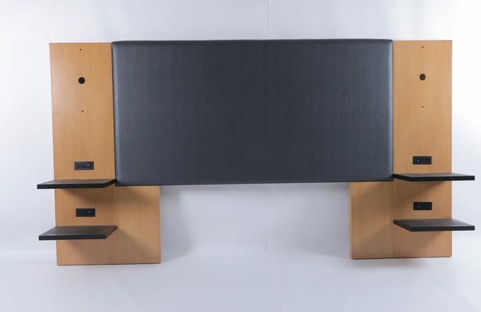 목재 비닐 가루 King Headboard 호텔 침실 가구 1