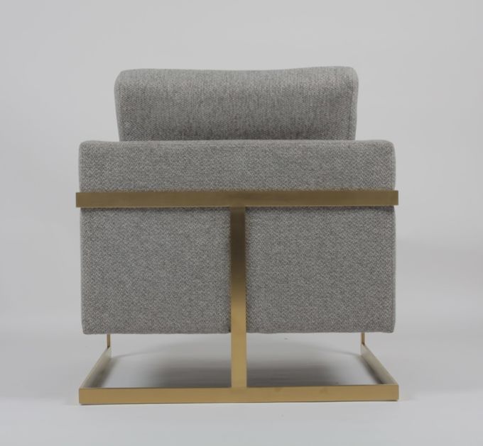 아메리칸 스타일 회색 직물 83*75*85CM 거실 소파 4